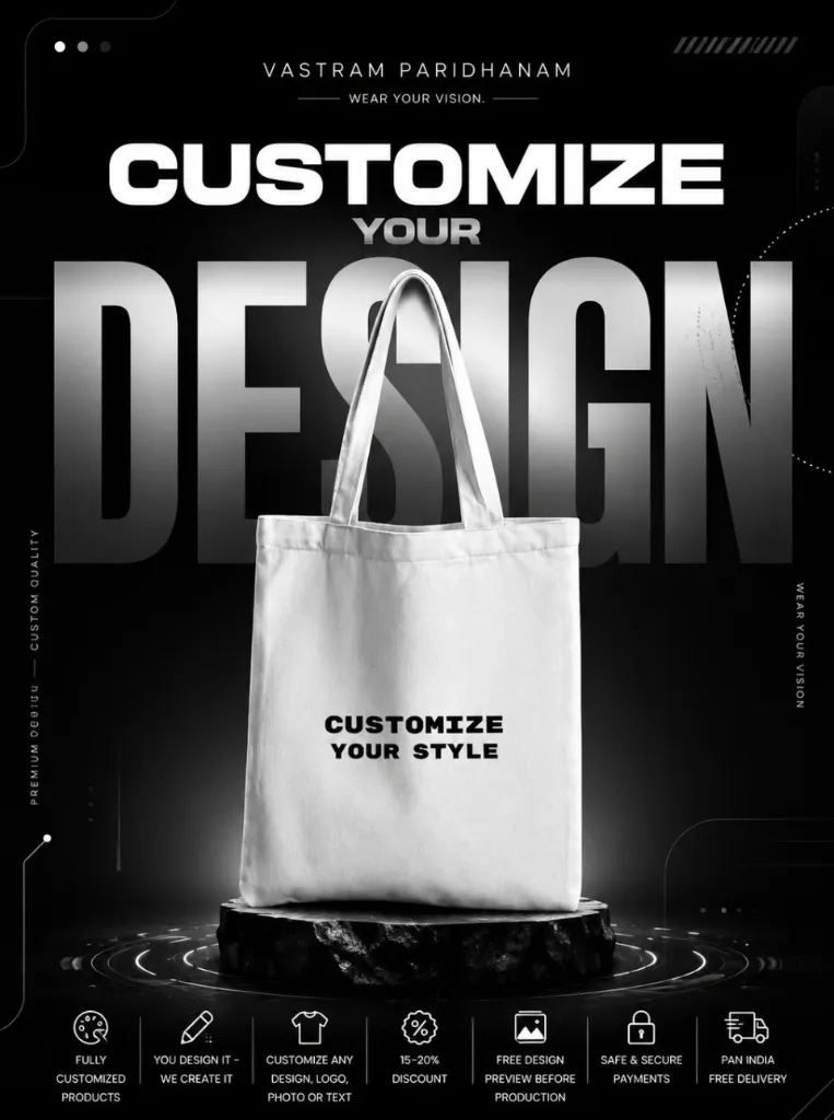 Customized Tote Bag Non Zipper
